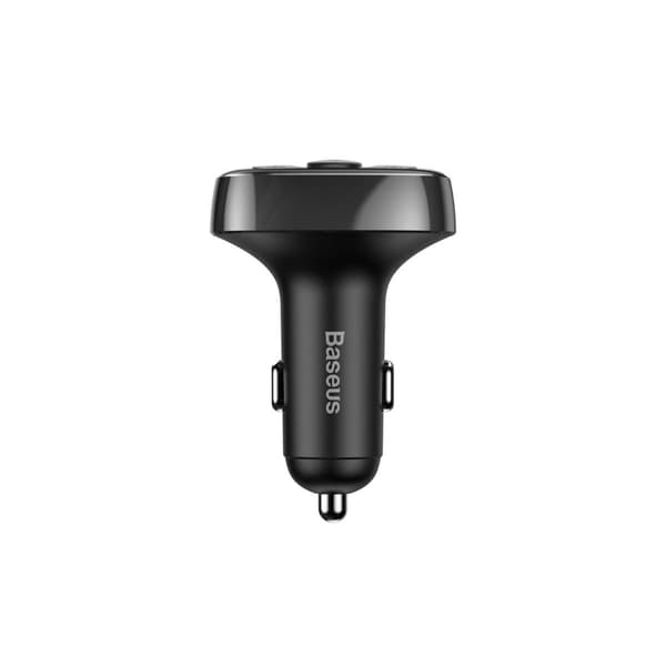 Baseus T-typ S-09A Bluetooth FM-sändare 2xUSB microSD (svart)