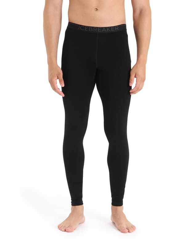 ICEBREAKER M 260 TECH LEGGINGS SORT, XX LARGE