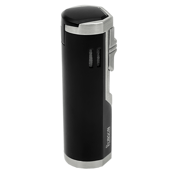 Ronson Chinook Sort 3 JET Cigar Puncher Lighter