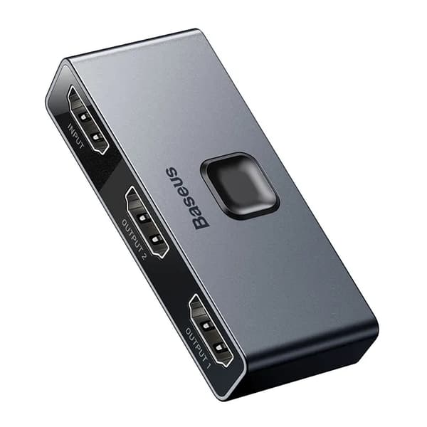 Baseus Matrix tovejs HDMI-splitter/kabel, 2x1/1x2, 4K