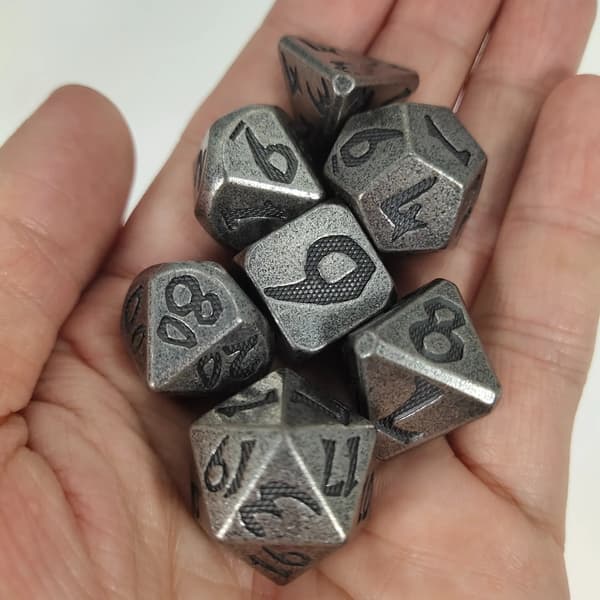 Dragon Prophecy RPG terningsæt med 7 epoxyterninger