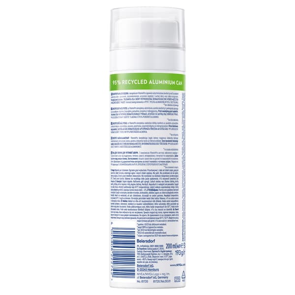 NIVEA Sensitive herkkä partavaahtoa 200 ml