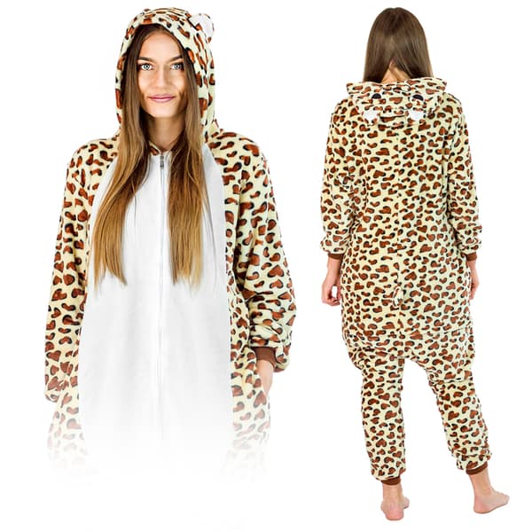 Kostym Onesie kigurumi pyjamas - Leopard