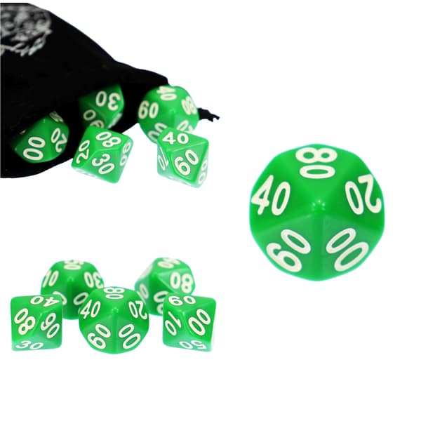 RPG Terninger Den Sidste Sande Plante Sæt med 7 Metalterninger