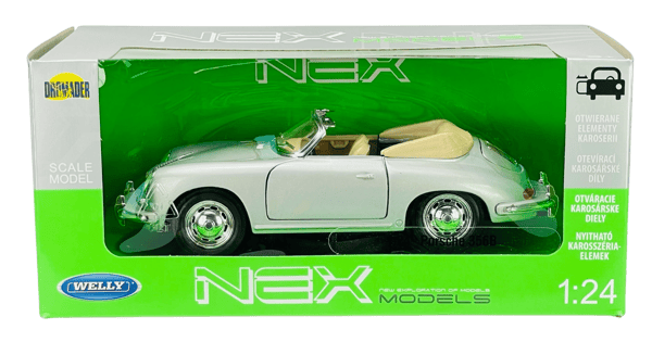 Welly Porsche 356B silver 1:24 29390