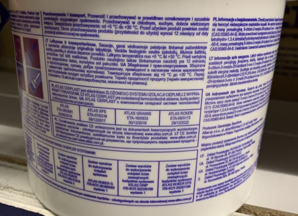 Cerplast hvid pudsgrundstrøk 5 kg