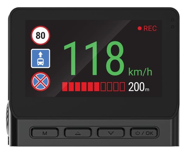Videobandspelare + backkamera NAVITEL RS984 GPS Svart