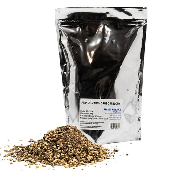 Grovmalen musta pippuri 1 kg