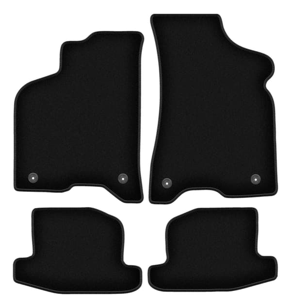 BASIC mustat velour-lattiamatot: Volkswagen Lupo hatchback (1997-2005)