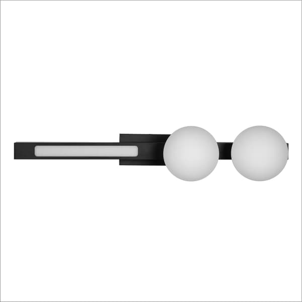 VÆGLAMPE MAGNET LED SORT ALU MILAGRO ML1138