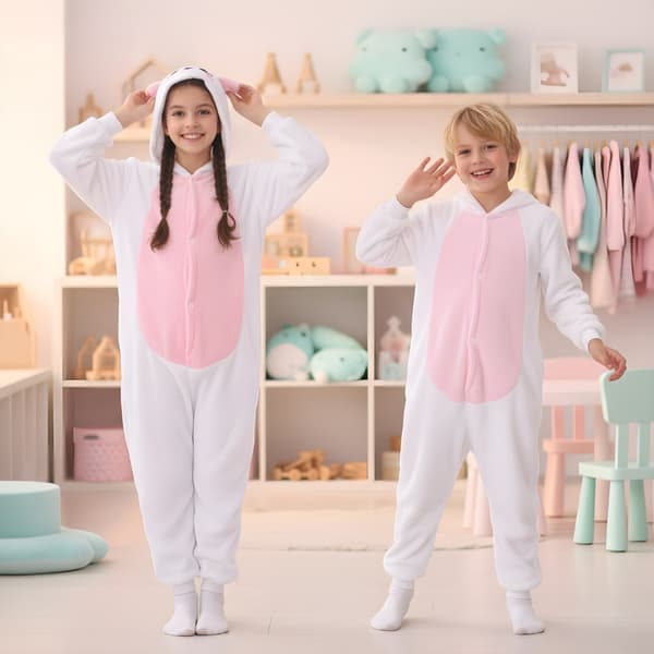 Kigurumi-pyjamas kanin barn 95-105 cm