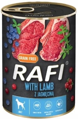 Våtfoder för hundar RAFI MIX 24x400g, olika smaker