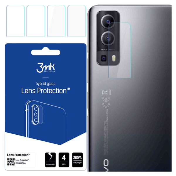 Vivo Y52 5G - 3mk linsskydd