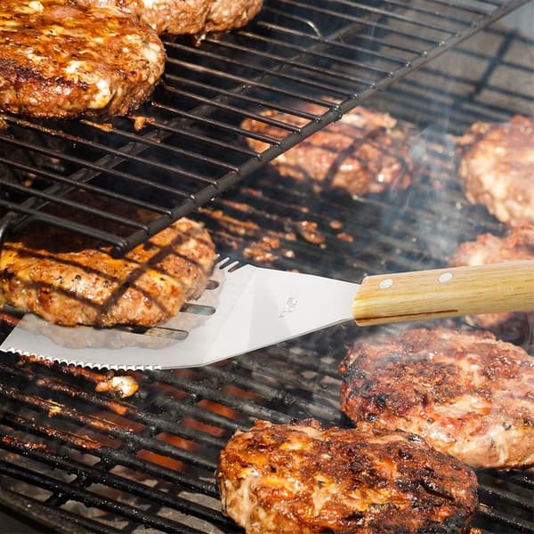 Grillspatula i stål 40,5 cm