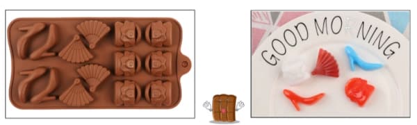 Silikon isbitform chokladnålar