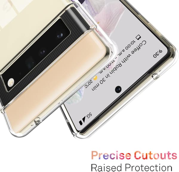 TRANSPARENT SKAL FÖR GOOGLE PIXEL 6 PRO