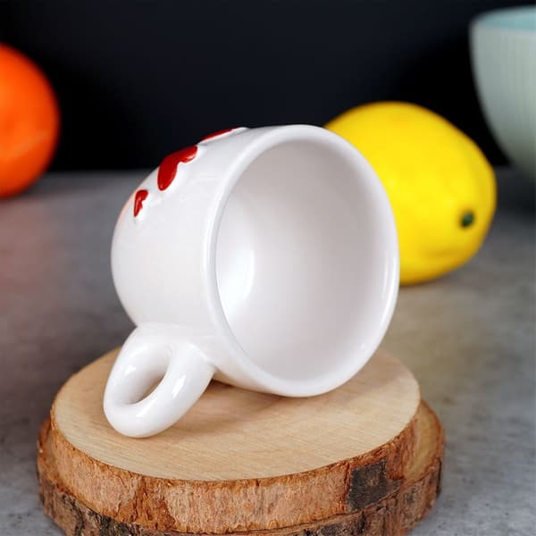 Espressokop keramisk hjerte 80 ml
