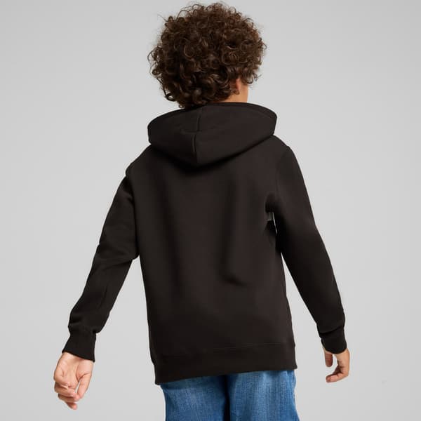 Drengehættetrøje Puma SQUAD FL sort 68277501 størrelse 176