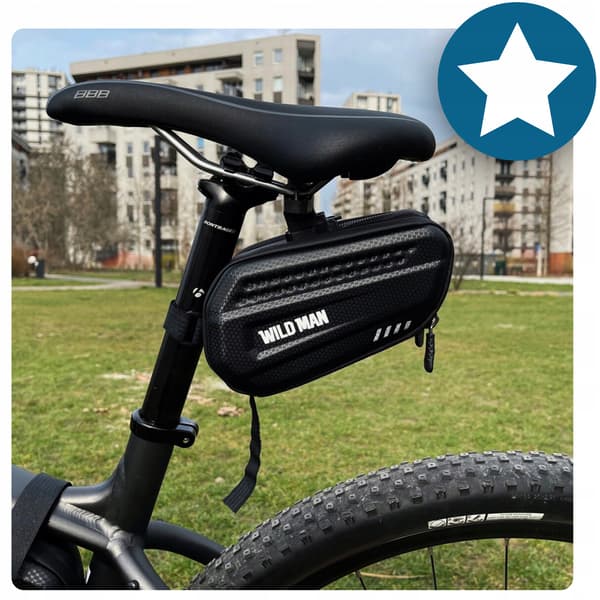 Cykelsadelväska Bakväska Vattentät hållbar styv