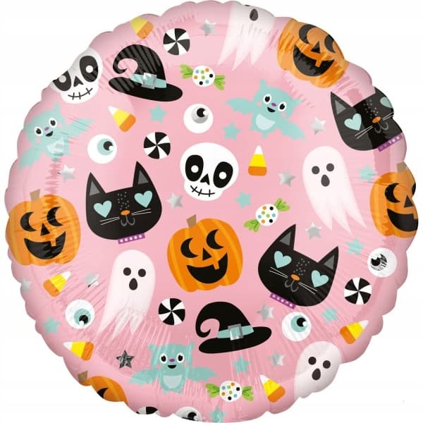 HALLOWEEN Folieballon Spøgelsesgræskar Killing 43cm