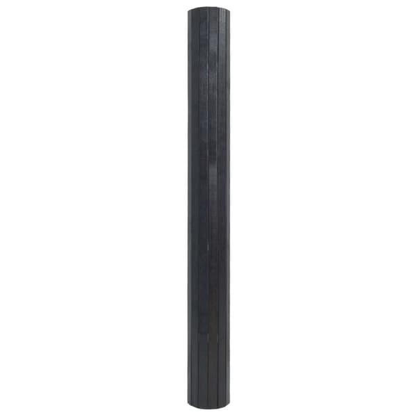 vidaXL Suorakulmainen matto, harmaa, 70x500 cm, bambu
