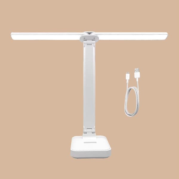 LED-skrivbordslampa - D20B (vit)
