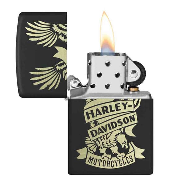ZIPPO HARLEY DAVIDSON EAGLE -sytytin