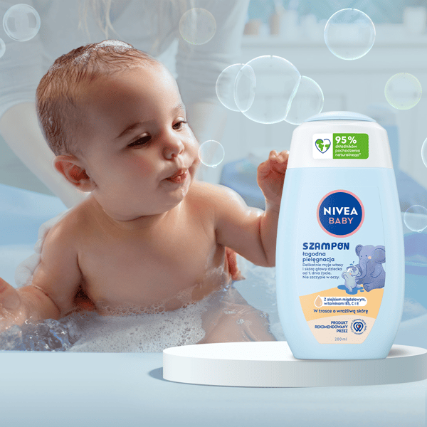 NIVEA BABY schampo mild hudvård 200 ml