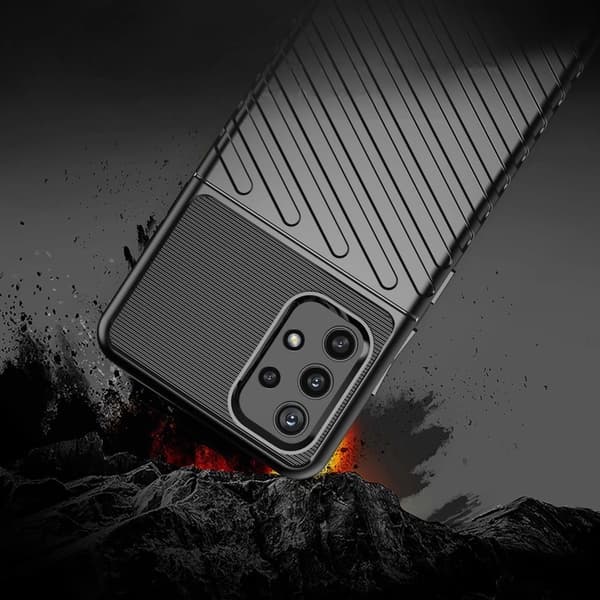 Thunder Case flexibelt armerat skal Samsung Galaxy A32 5G blå