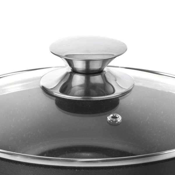 Granitgryta med glasklocka GRANDE 20 cm, 2,3 l