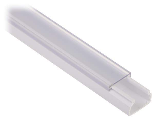 PROFIL MED LAMPESKÆRM TIL LED-STRIPS KI-LED/15X10 VÆGEMONTERING