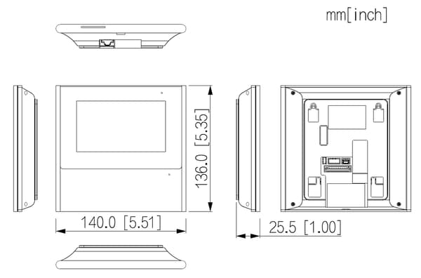 VTH2611L-WP Wi-Fi / IP DAHUA INDENDØRS PANEL
