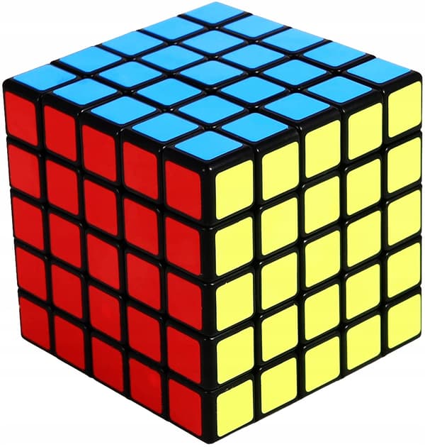 MoYu MAGNETISK Svart 5x5x5