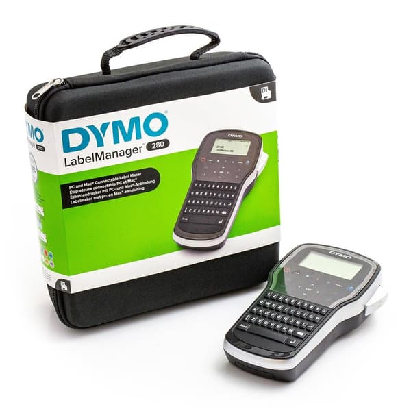 DYMO- etiketprinter LM280 med kuffert QWERTY