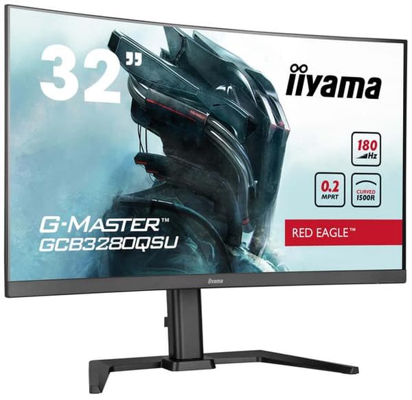 Monitor IIYAMA G-Master GCB3280QSU-B2 Red Eagle 32 WQHD VA 0.2ms 180Hz Sort