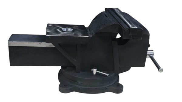 Gjutjärnsskruvstäd med roterande bas 150mm