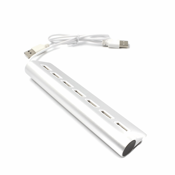 7-port USB 2.0 aluminium 1x7-splitter