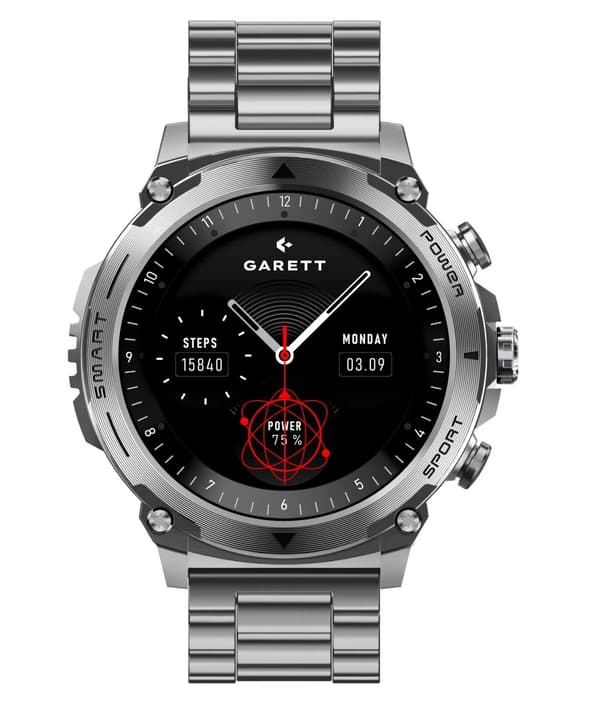 Smartwatch GARETT Atom Stål Sølv