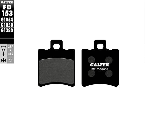 Galfer KH193 puolimetalliset jarrupalat (skootterit)