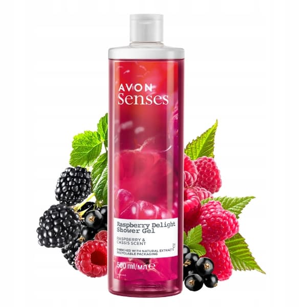 Avon - Hindbær og Solbær Shower Gel 500ml