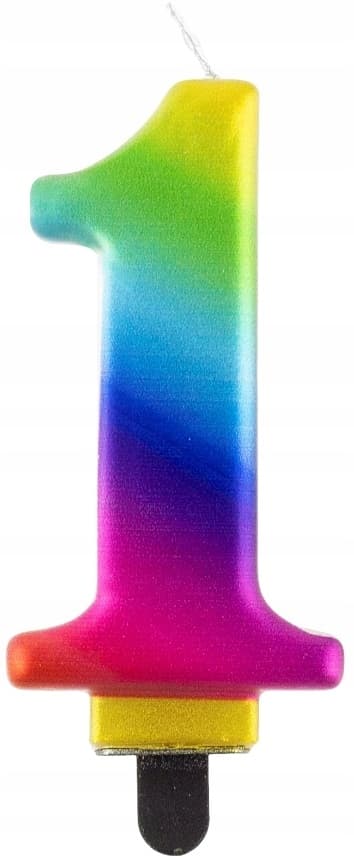 Nummerlys 1, Galaxy, 8,0 cm, 1 stk.