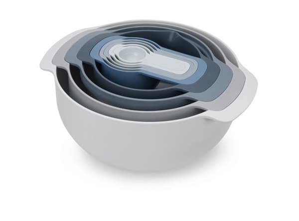 Nest 9 Plus Sky Joseph Joseph -keittiösetti Mittakupit Siivilä