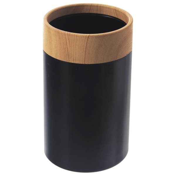 Svart badrumsmugg 7,5x11,5 cm