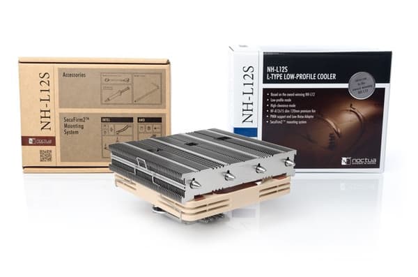 Noctua NH-L12S Lavprofil CPU Køler, Beige, 12 cm
