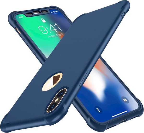 BAGETÆLLE TIL IPHONE XS MAX 6,5' BLÅT GLAS