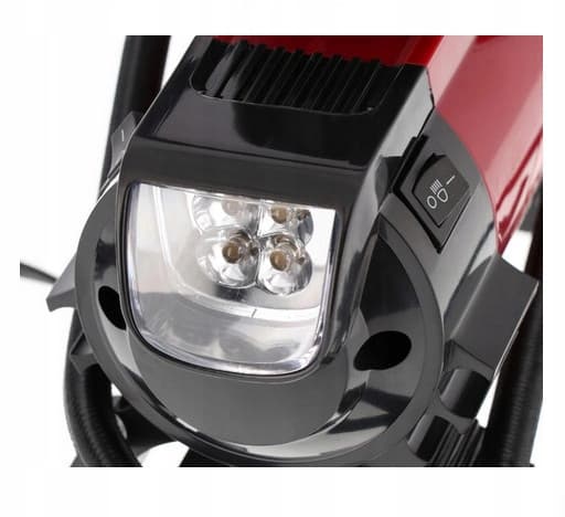 MINI AIRPRESS 12V KOMPRESSOR MED FICKLAMPA