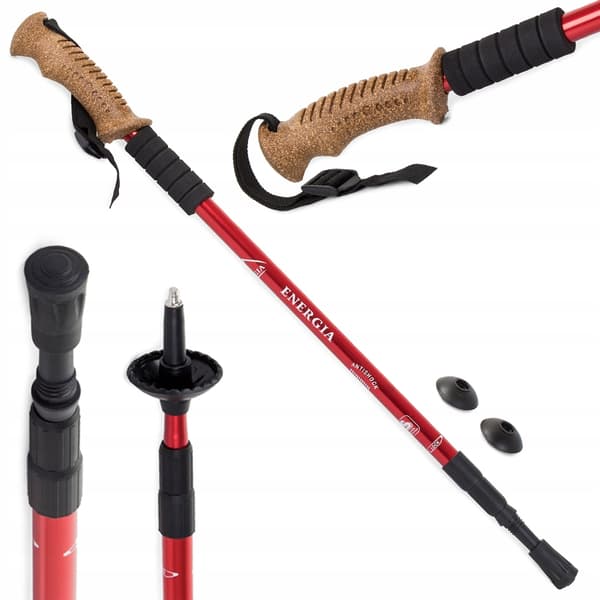 Nordic Walking -keppi KOREK 012 punainen (60) GAB_B