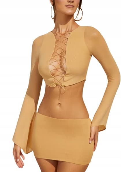 OH POLLY SILEÄ BEIGE MINIHAMEE 40 1A1G3_A*