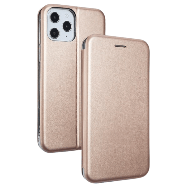 Beline Book Magnetiskt Skal iPhone 12Pro Max 6.7 Roséguld