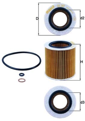 OLIEFILTER OX387D KNECHT